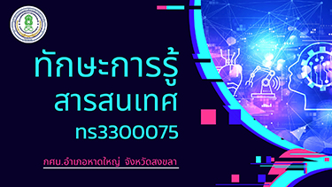 ทักษะการรู้สารสนเทศ sknfe002